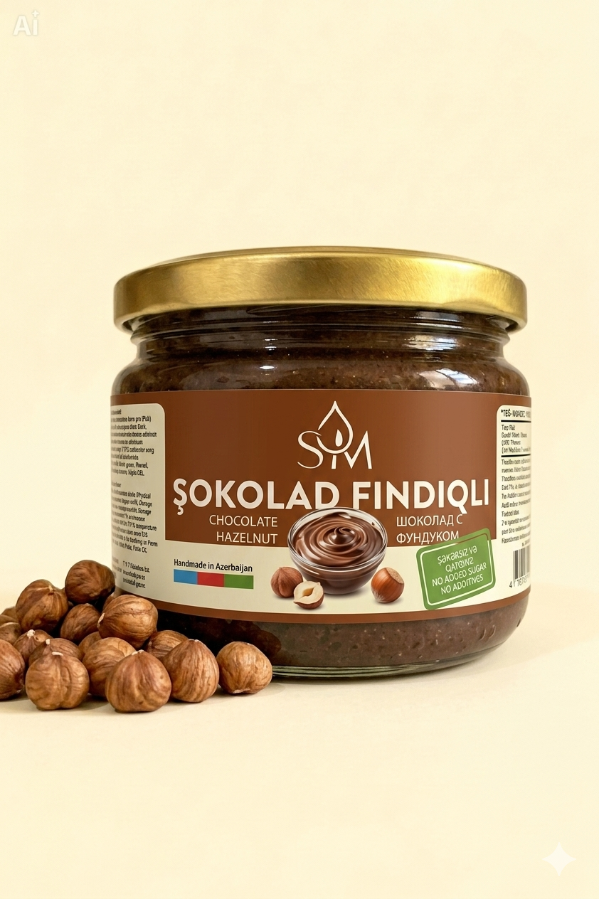 Şokoladlı Fındıq Əzməsi