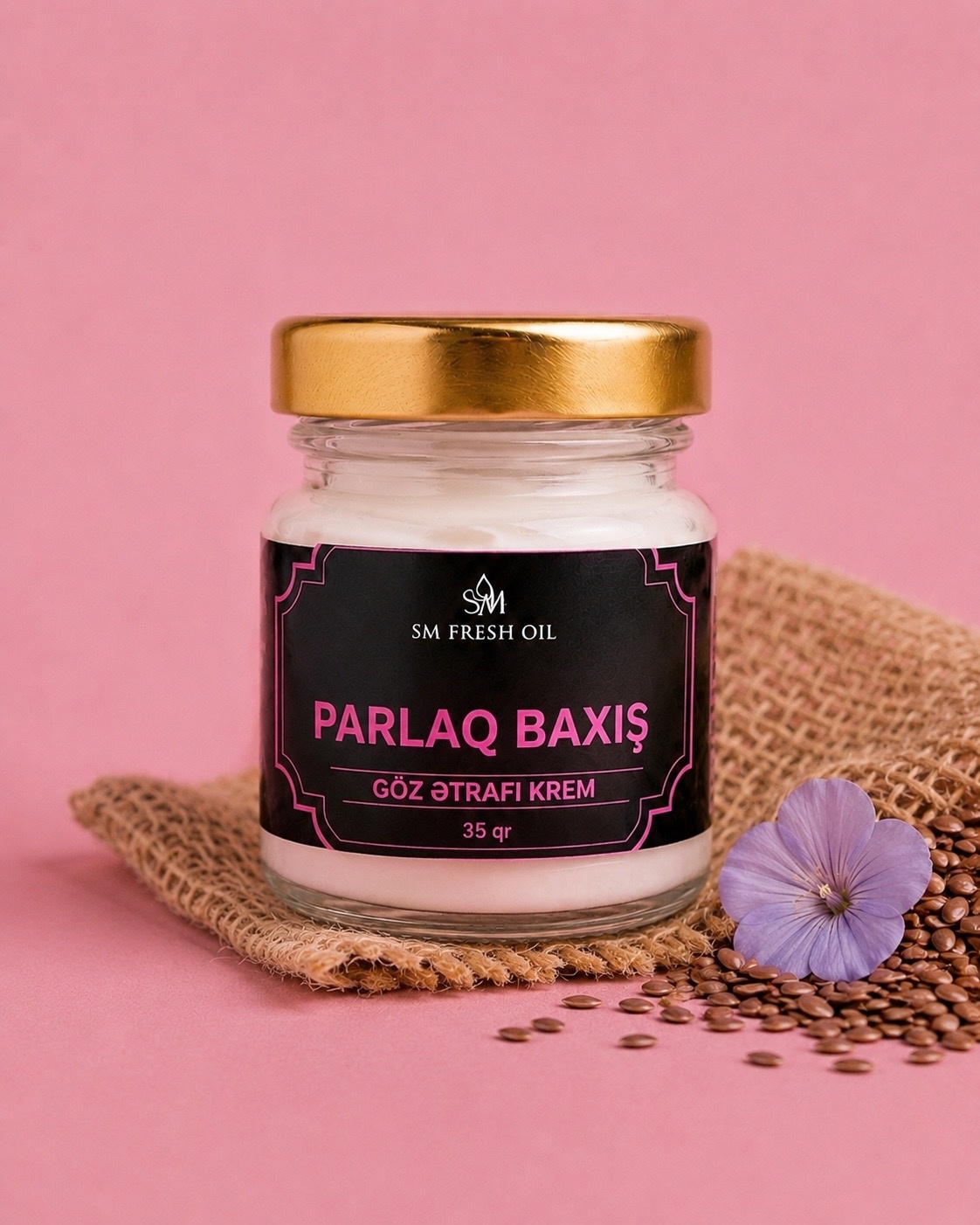 Parlaq Baxış Gözətrafı Krem